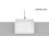 Umywalka nablatowa kwadratowa 40x40 cm Fineceramic® Supraglaze® TERRA Roca (A32787YS00)