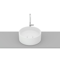 Umywalka nablatowa okrągła 30 cm Fineceramic® BIAŁY MAT TERRA Roca (A32787U620)