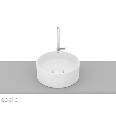 Umywalka nablatowa okrągła 30 cm Fineceramic® BIAŁY MAT TERRA Roca (A32787U620)