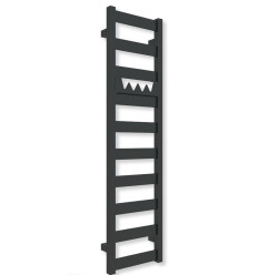 Grzejnik łazienkowy 1150x300 Vivo czarny mat Terma (WGVOV115030-K9M5SX)