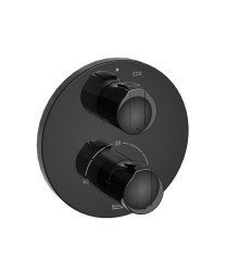 Bateria prysznicowa podtynkowa termostatyczna Titanium Black T-1000 Roca (A5A2E09CN0)