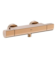 Bateria prysznicowa termostatyczna ścienna Rose Gold T-1000 Roca (A5A142ERG0)