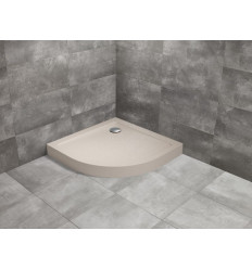 Brodzik półokrągły 80x80 Doros A Compact Stone kaszmirowy Radaway (SDRA8080-05-84S)