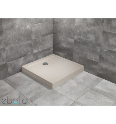 Brodzik kwadratowy 80x80 Doros C Compact Stone kaszmirowy Radaway (SDRC8080-05-84S)