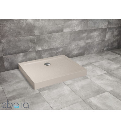 Brodzik prostokątny 90x80 Doros D Compact Stone kaszmirowy Radaway (SDRD9080-05-84S)