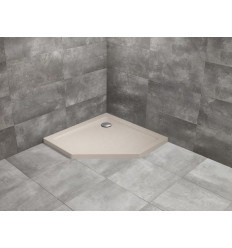 Brodzik pięciokątny 80x80 Doros PT Stone kaszmirowy Radaway (SDRPT8080-01-84S)