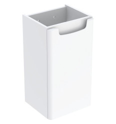Szafka pod małą umywalkę Rekord, z jednymi drzwiami, B40cm, biały, lakierowany na wysoki połysk Koło (89541000)