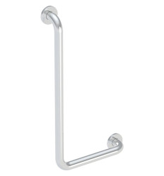 Poręcz ścienna Lehnen Funktion, B37.5cm, H68cm, T8cm, lewa, stal nierdzewna gładka Koło (L1012121)