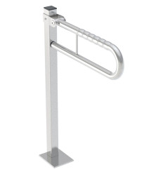 Poręcz stojąca Lehnen Funktion, uchylna, H90cm, T56.5cm, stal nierdzewna falista Koło (L1061402)