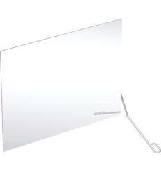 Lustro Lehnen Funktion, odchylane, B60cm, H45cm, T5cm, stal nierdzewna matowa Koło (L31201100)