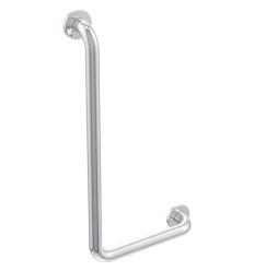 Poręcz ścienna Lehnen Concept Pro, B37cm, H67cm, T8cm, lewa, stal nierdzewna gładka Koło (L60121200)
