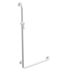 Drążek prysznicowy Lehnen Concept Pro wygięty, B68.5cm, H127cm, T13cm, lewy Koło (L60235200)