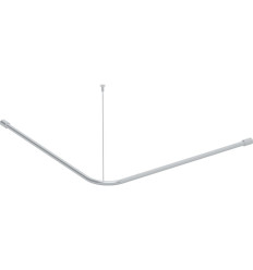 Drążek do zasłony prysznicowej Lehnen Concept Pro, wygięty, L90cm, stal nierdzewna gładka Koło (L63101000)