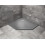 Brodzik pięciokątny 100x80 Doros PT E Lewy Stone antracytowy Radaway (SDRPT1080-01-64SL)