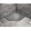 Brodzik pięciokątny 100x80 Doros PT E Prawy Stone antracytowy Radaway (SDRPT1080-01-64SR)