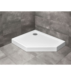 Brodzik pięciokątny 90x80 Doros PT E lewy Compact Radaway (SDRPTP9080-05L)