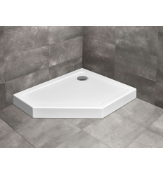 Brodzik pięciokątny 90x80 Doros PT E prawy Compact Radaway (SDRPTP9080-05R)