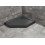 Brodzik pięciokątny 100x80 Doros PT E Prawy Compact Stone Black Radaway (SDRPTP1080-05-54SR)