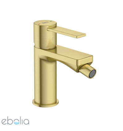 Bateria bidetowa bez korka Brushed Gold Targa Roca (A5A625FVA0)