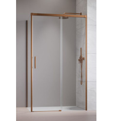 Kabina prysznicowa 140x70 Idea Brushed Copper KDJ Radaway (387044-93-01R + 387048-93-01L)