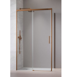 Kabina prysznicowa 100x70 Idea Brushed Copper KDJ Radaway (387040-93-01L + 387048-93-01R)