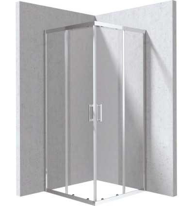 Kabina prysznicowa kwadratowa 80x80 cm Deante (KYC 0088P)