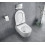 Miska WC podwieszana + deska wolnoopadająca Doto Pure Rim 55 Excellent (CEEX.1404.545.WH)