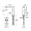 Bateria umywalkowa medium bez korka Cold Start chrom Targa Roca (A5A405FC00)