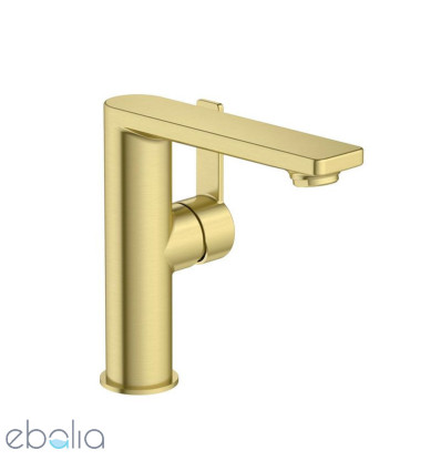 Bateria umywalkowa medium bez korka Cold Start Brushed Gold Targa Roca (A5A405FVA0)