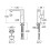 Bateria umywalkowa medium bez korka Cold Start Inox Targa Roca (A5A405FSM0)