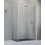 Kabina prysznicowa 110x70 Idea Brushed Nickel KDJ Radaway (387041-91-01R + 387048-91-01L)