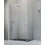 Kabina prysznicowa 100x70 Idea Brushed Nickel KDJ Radaway (387040-91-01L + 387048-91-01R)
