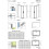 Kabina prysznicowa 140x70 Idea Brushed Nickel KDJ Radaway (387044-91-01R + 387048-91-01L)