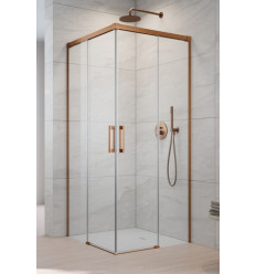 Kabina prysznicowa 70x70 Idea Brushed Copper KDD Radaway (387065-93-01L + 387065-93-01R)