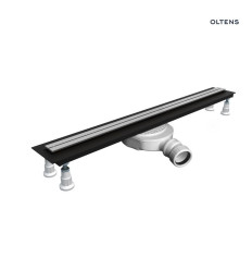 Odpływ prysznicowy liniowy 80 cm chrom/stal nierdzewna Langan Slim Oltens (30011100)