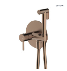 Bateria bidetowa podtynkowa miedź szczotkowana Molle Oltens (31100610)