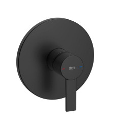 Bateria prysznicowa podtynkowa czarny mat Targa Roca (A5A2B5FNB0)