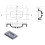 Umywalka ścienna 80 Dimple white mat Elita (RE040800025290)