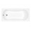 Wanna prostokątna Aria Prosafe 140x70 Besco (WAA-140-PS)
