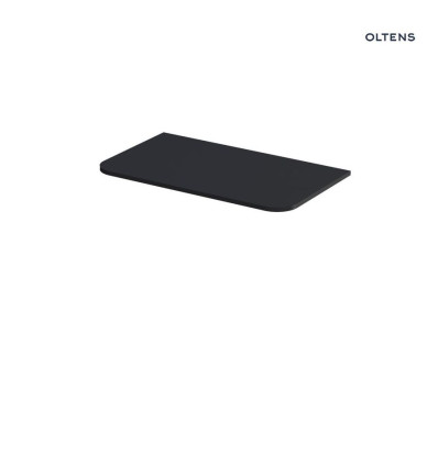 Blat naszafkowy 80 cm czarny mat Hamnes Oltens (63013300)