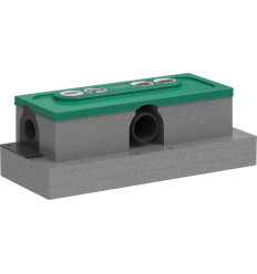 Zestaw podstawowy do odpływu liniowego, montaż standardowy uBox universal Hansgrohe (1001180)