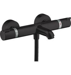 Bateria wannowa, termostatyczna, natynkowa Czarny Matowy Ecostat Comfort Hansgrohe (13114670)