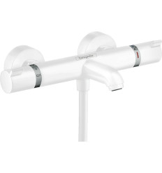Bateria wannowa, termostatyczna, natynkowa Biały Matowy Ecostat Comfort Hansgrohe (13114700)