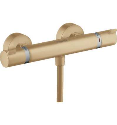 Bateria prysznicowa , termostatyczna, natynkowa Brąz Szczotkowany Ecostat Comfort Hansgrohe (13116140)
