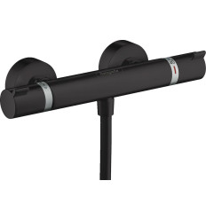 Bateria prysznicowa , termostatyczna, natynkowa Czarny Matowy Ecostat Comfort Hansgrohe (13116670)