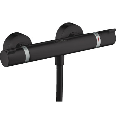 Bateria prysznicowa , termostatyczna, natynkowa Czarny Matowy Ecostat Comfort Hansgrohe (13116670)