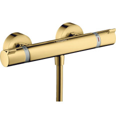 Bateria prysznicowa , termostatyczna, natynkowa Złoty Optyczny Polerowany Ecostat Comfort Hansgrohe (13116990)
