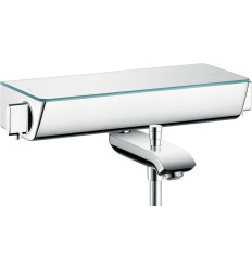 Bateria wannowa, termostatyczna, natynkowa Biały/Chrom Ecostat Select Hansgrohe (13141400)