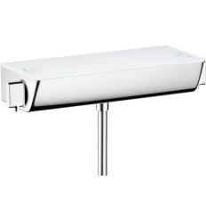 Bateria prysznicowa, termostatyczna, natynkowa Biały/Chrom Ecostat Select Hansgrohe (13161400)