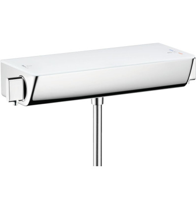 Bateria prysznicowa, termostatyczna, natynkowa Biały/Chrom Ecostat Select Hansgrohe (13161400)